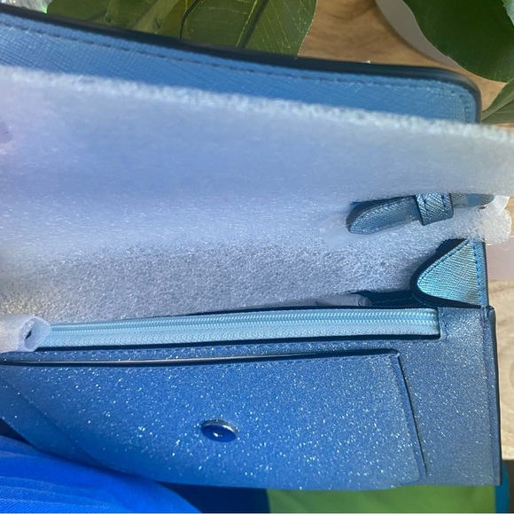 NWT Kate Spade Flap Cross Body Frosty Sky - Picture 7 of 8